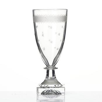 Champagne flutes, twelve pieces, Sweden circa 1800, Late Gustavian.