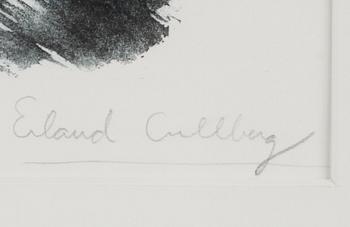 ERLAND CULLBERG, färglitografi, signerad, PT.