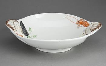 SKALDJURSSERVIS, 26 delar, porslin, Tre Art, Italien, 1900-talets slut.