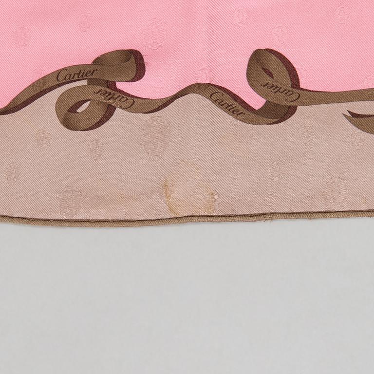 Cartier, A silk scarf.