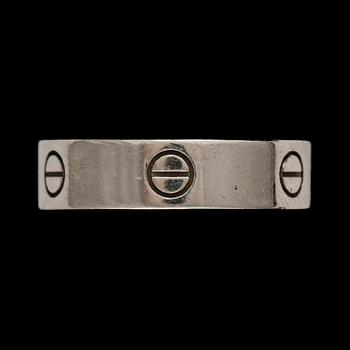 RING, 18k vitguld, Love Ring, Cartier, 1996.