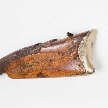 A late 18th Century flintlock shotgun.