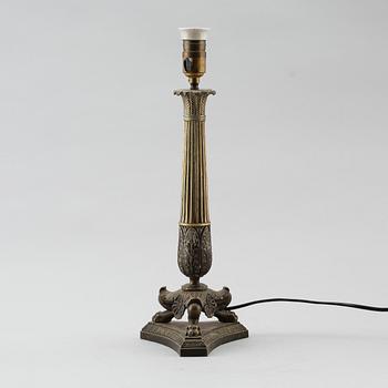 BORDSLAMPA, senempire, 1800-talets första hälft.