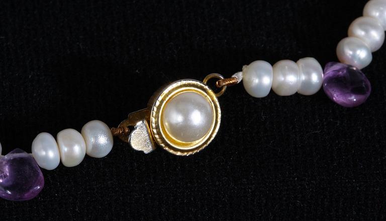 PÄRLCOLLIER, 2 st.