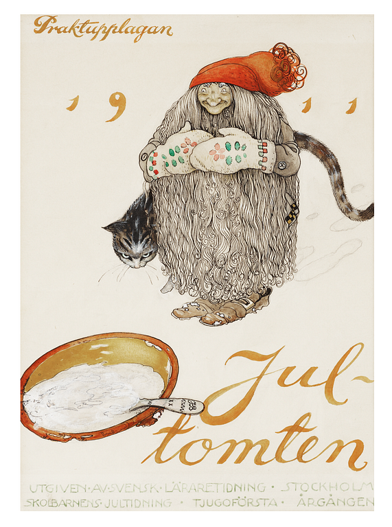John Bauer, "Jultomten (Praktupplagan 1911)".