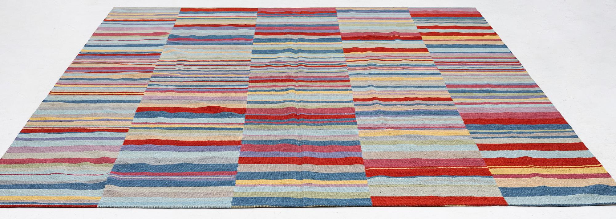Rug, flat weave, 290 x 140 cm.