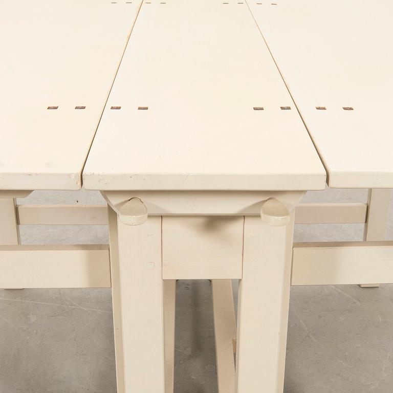 Drop-leaf table, "Bergslagen", from IKEA's 18th-century series, late 20th century.