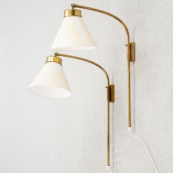 Josef Frank, wall lamps, a pair, model G 2484, Svenskt Tenn.