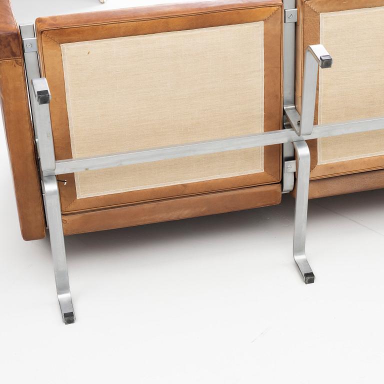 Poul Kjaerholm, soffa, "PK-31", sannolikt E. Kold Christensen, Danmark, 1900-talets andra hälft.