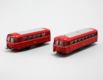 PARTI MODELLTÅG, 29 delar, huvudsakligen Märklin, Tyskland, 1900-talets andra hälft.