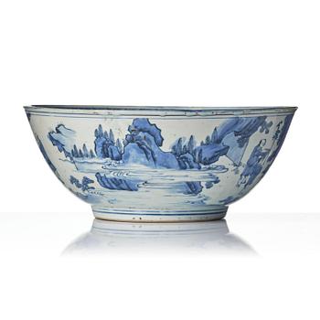 Praktskål, porslin. Mingdynastin, Chongzhen (1627–1644).