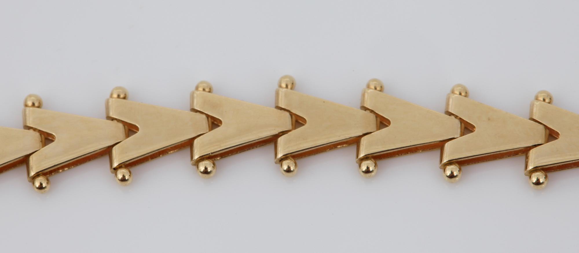 HALSLÄNK samt ARMBAND, 18k guld, Vikt ca 20g.