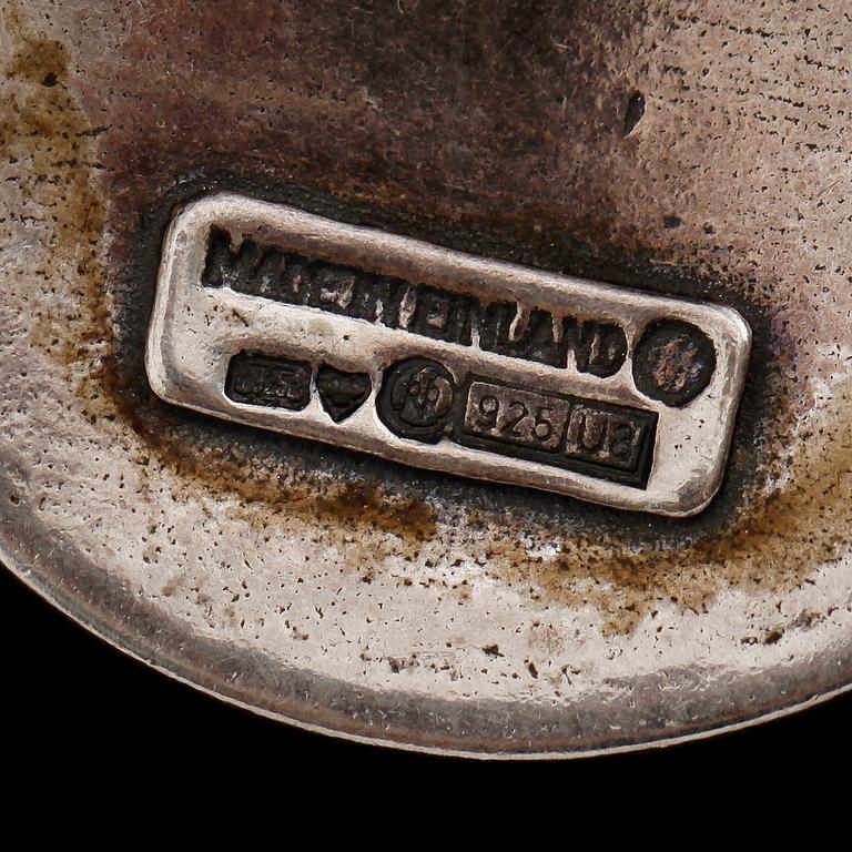 SAMLING SMYCKEN, 4 delar, silver, bl a Kalevala. Total vikt ca 148 g.