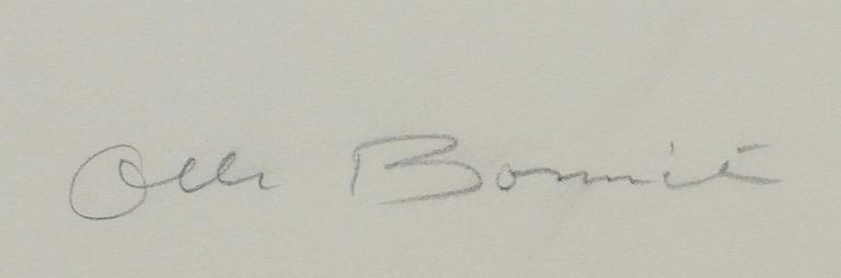 OLLE BONNIÉR, litografier, 5 st, sign och numr.