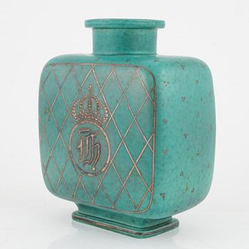 Wilhelm Kåge, vas, stengods, "Argenta", Gustavsberg.