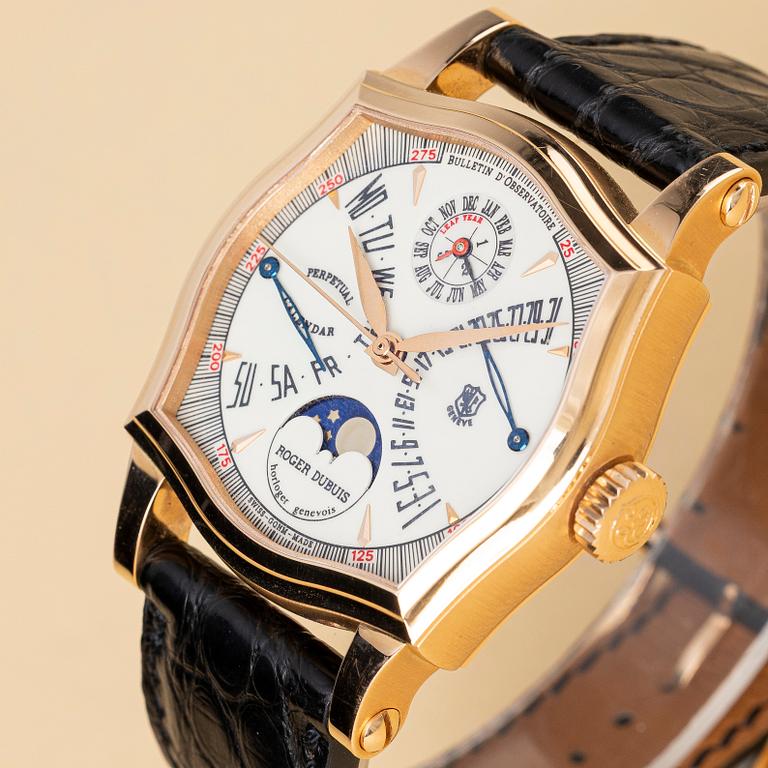 Roger Dubuis, Sympathie Bi-Retrograde Perpetual Calendar, no. 16 of 28, ca 2001.