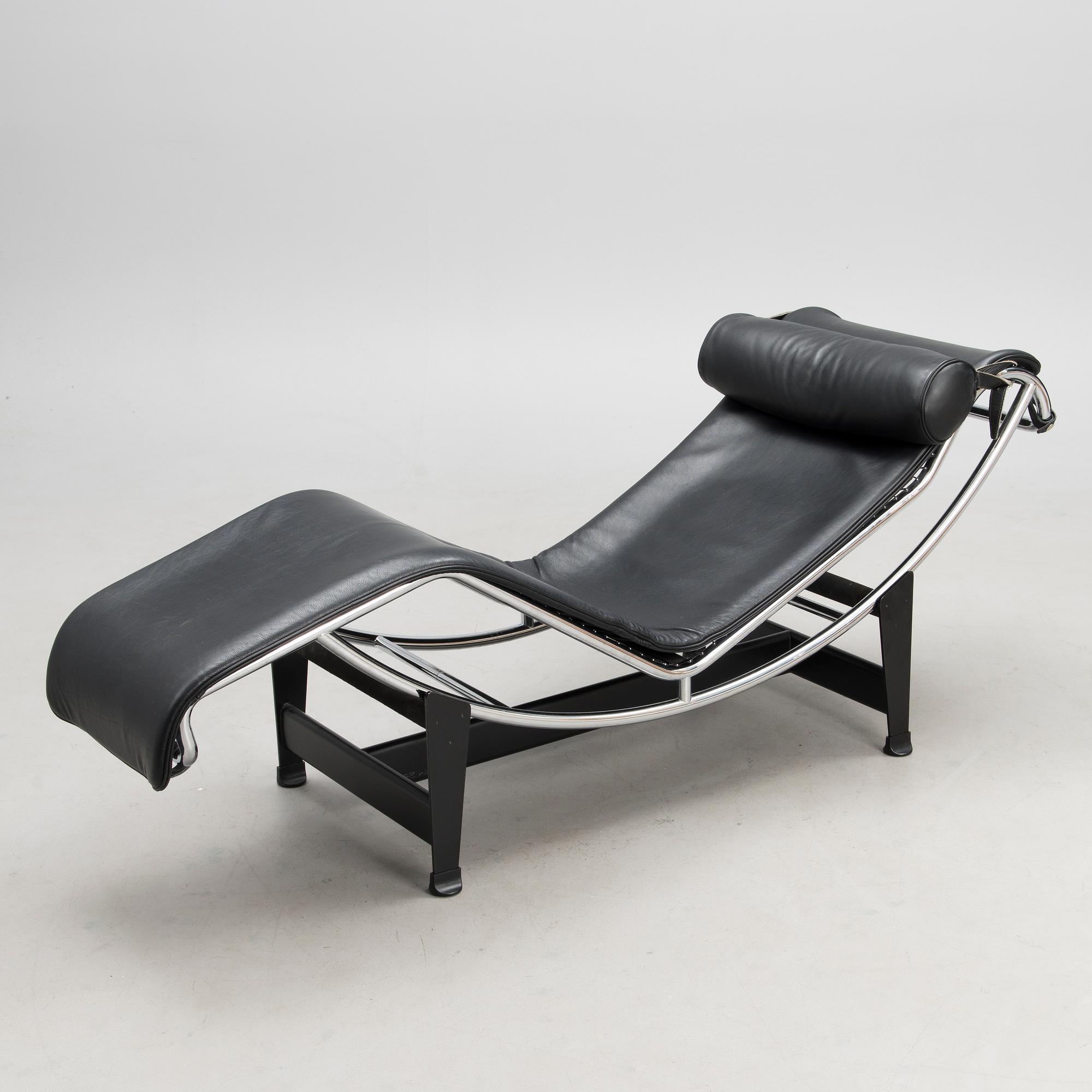 Le Corbusier, LC4 Chaise Longue, Cassina, Italy, numbered 71801, design Pierre Jeanneret and Charlotte Perriand.