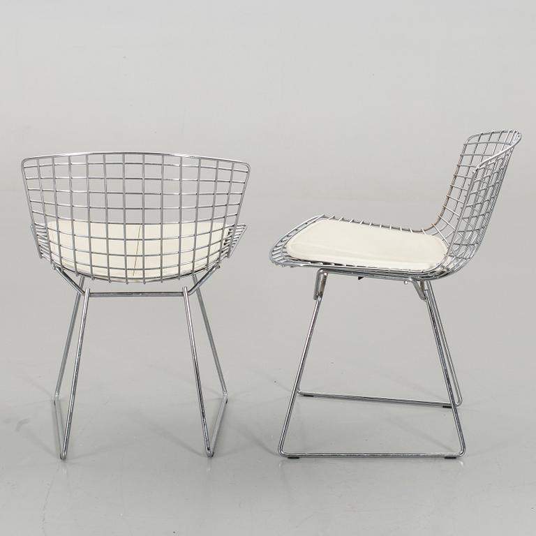 HARRY BERTOIA, stolar ett par, "Side chair", Knoll, märkta.