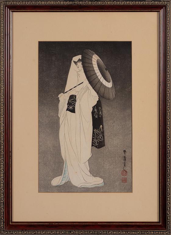 Taniguchi Kokyo, "Spirit of the Heron Maiden".