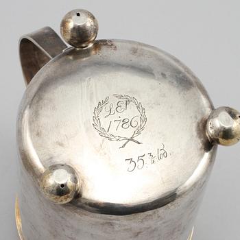 STOP, silver, Johan Fredrik Wildt, Stockholm, 1801, vikt 470 gram.