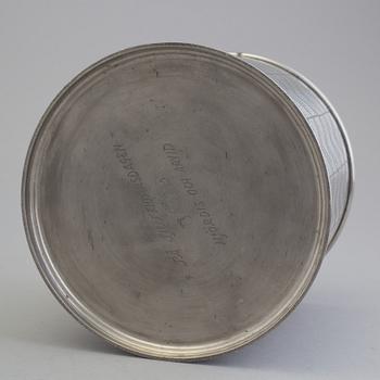 A Svenskt Tenn pewter lidded jar Stockholm 1927.