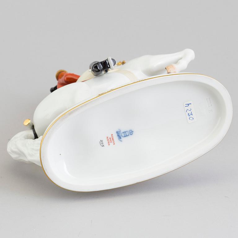 A Vienna porcelain figure from the 'Spanische Reitschule', second half of 20th Century.