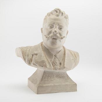 Edward Bramberg, Portrait Bust, depicting A.U. Bååth (1852-1912), 1893.