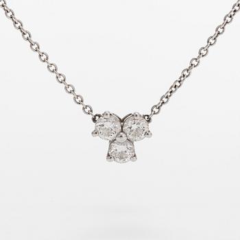 Tiffany & Co, halsband, "Aria", platina med briljantslipade diamanter.