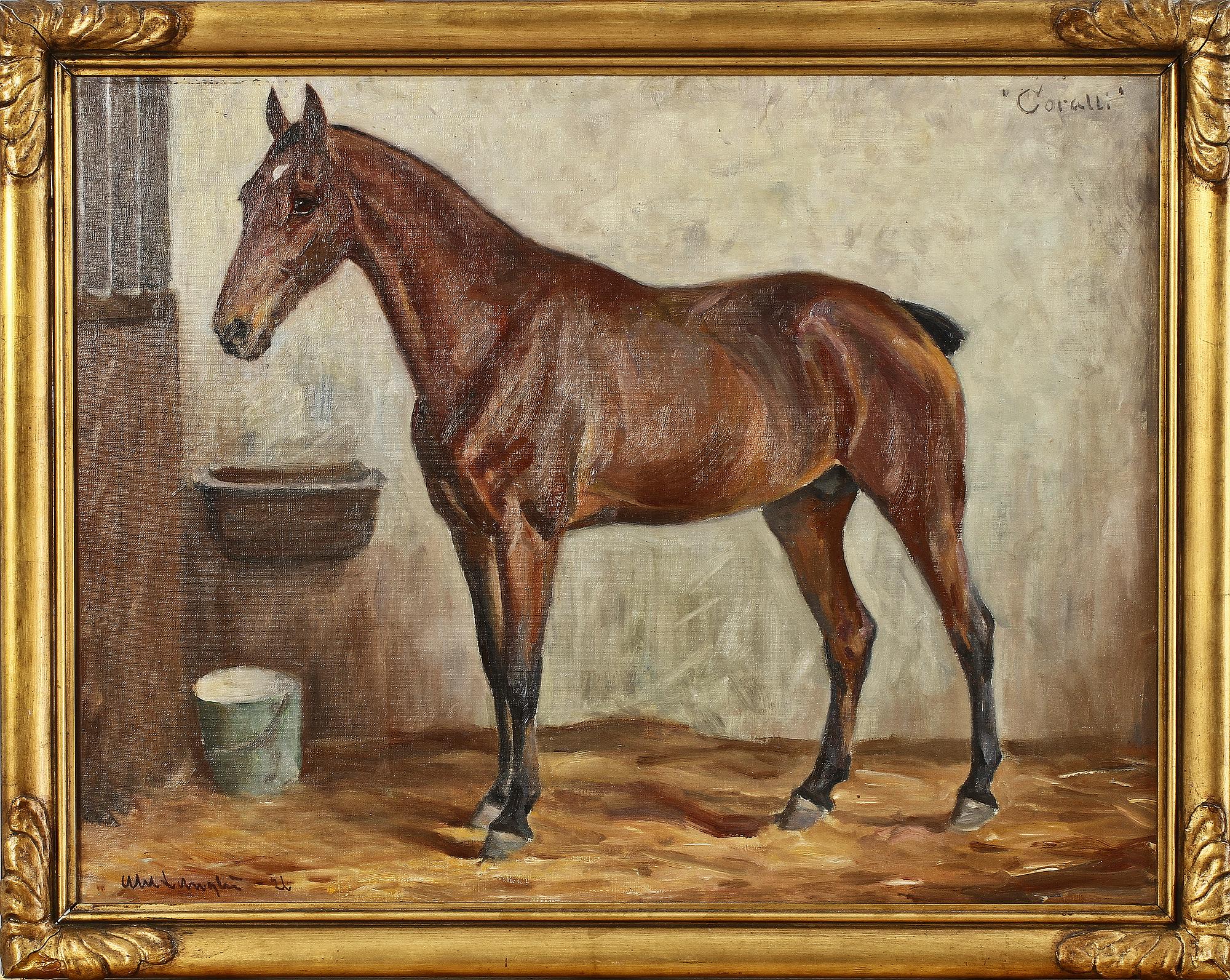 ALEXANDER LANGLET, olja på duk, sign samt dat -26.