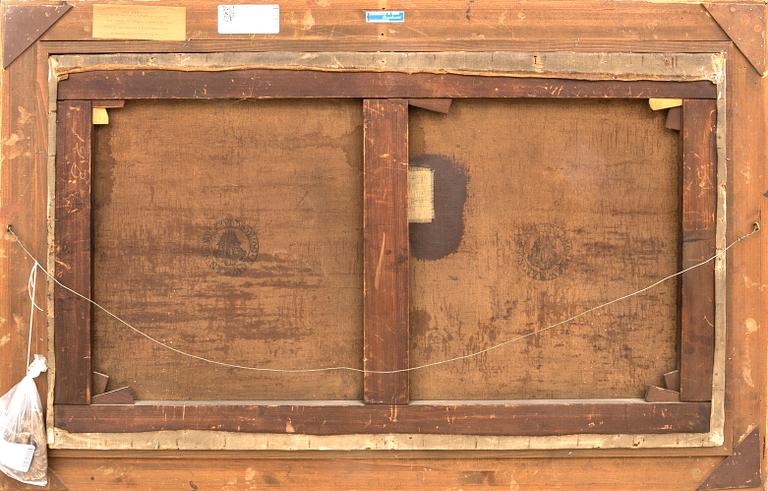 Colin Hunter, olja på duk signerad och daterad 1876 (?).