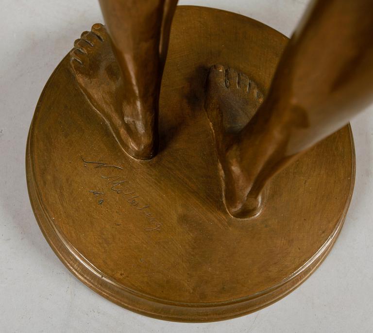 Nils Möllerberg, "Flicka som kammar sig" (= Woman combing her hair).
