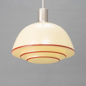 Harald Notini, taklampa, modell "10701", Arvid Böhlmarks Lampfabrik, Stockholm, 1930-tal.