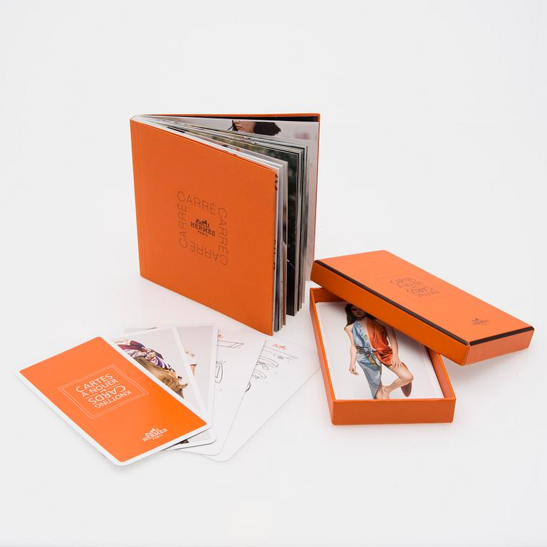 KNOTTING CARDS och KATALOG, Hermès.