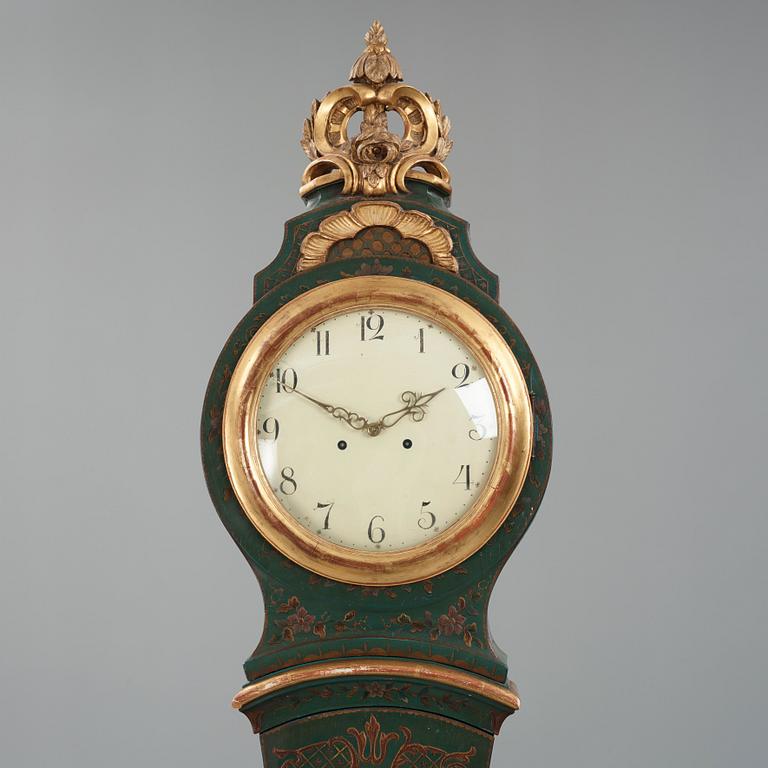 A Swedish Rococo 18th century longcase clock.