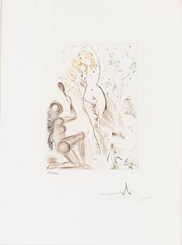 1202. Salvador Dalí, "Blanchefleur", ur; "Le Décameron".