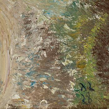 Bo von Zweigbergk, oil on canvas, signed and dated -28.