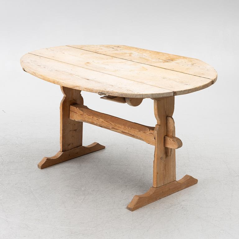 Bockbord, allmoge, Jämtland, 1800-tal.