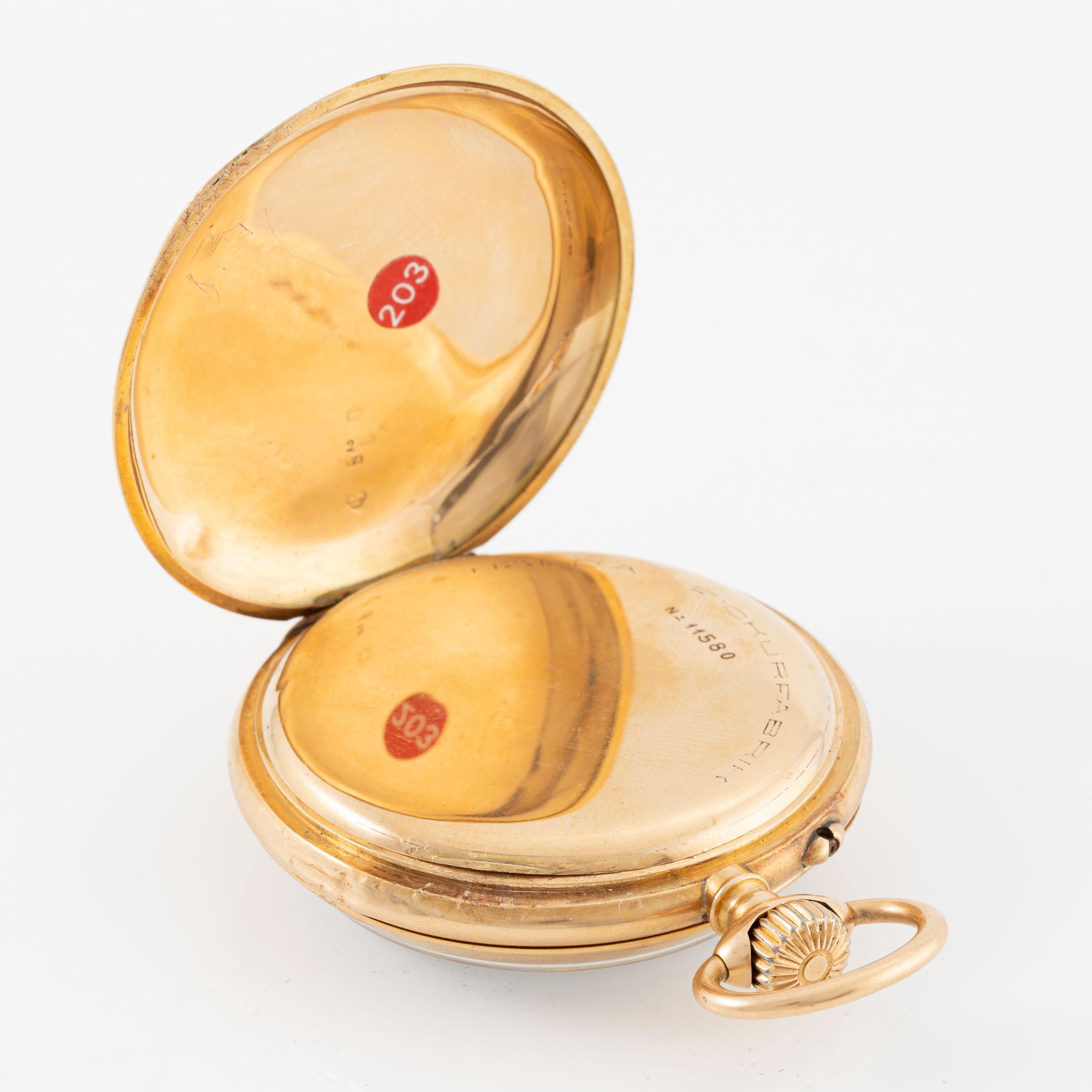 Halda, pocket watch, 50 mm.