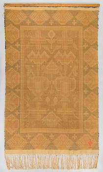 Ryijy, Keski-Häme-malli, päivätty 1708-1930, valmistaja Suomen Käsityön Ystävät. Noin 219x136 cm.