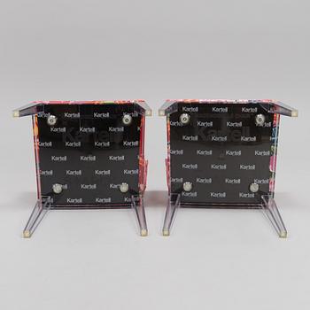 A set of six Kartell "Mademoiselle" chairs from the second half of the 20th century.