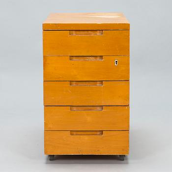 Aino Aalto, An early 1930s 'B96' drawer unit for O.Y. Huonekalu-ja Rakennustyötehdas A.B. Finland.