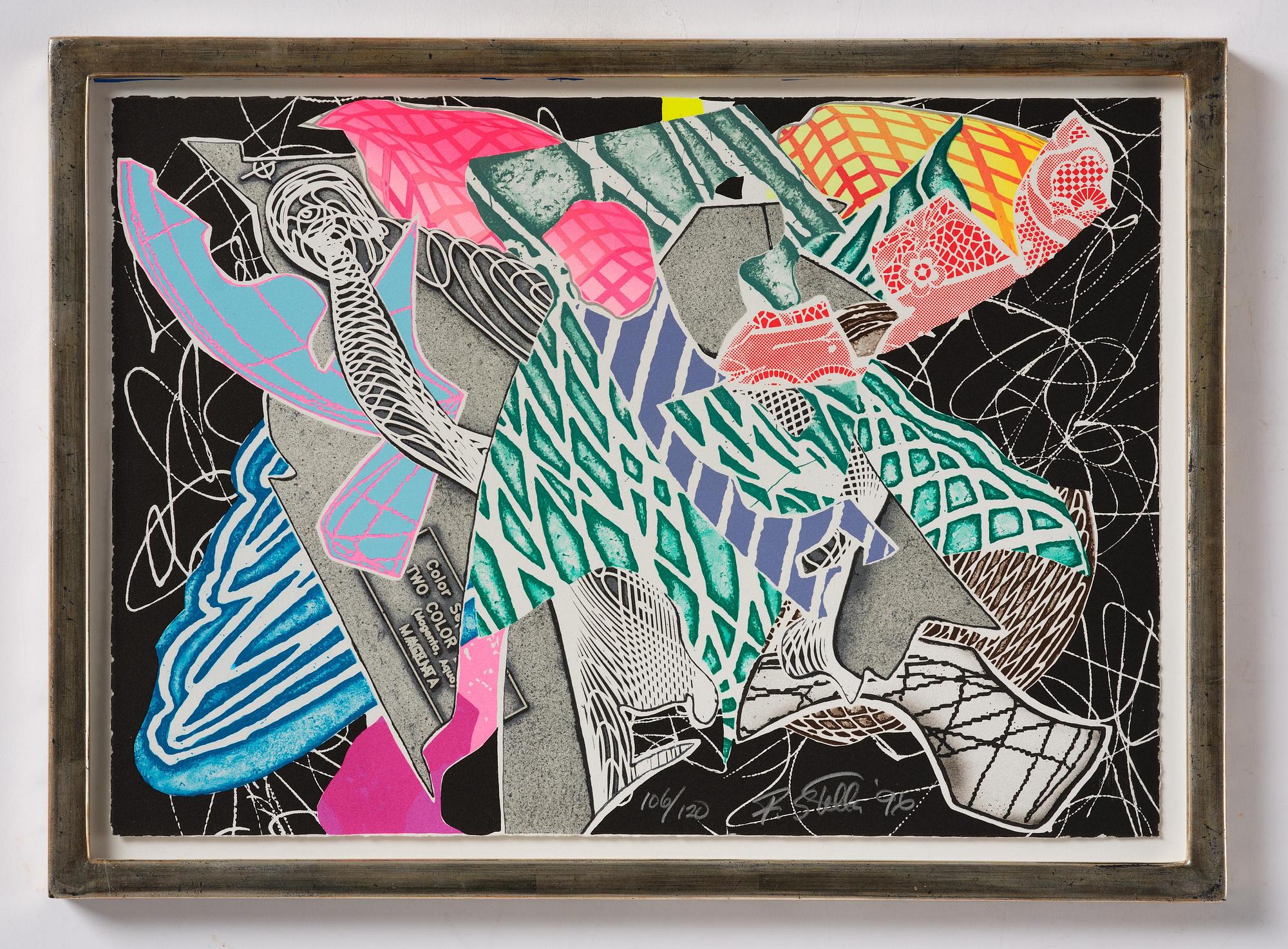 Frank Stella, Hudson River Valley Portfolio Print.