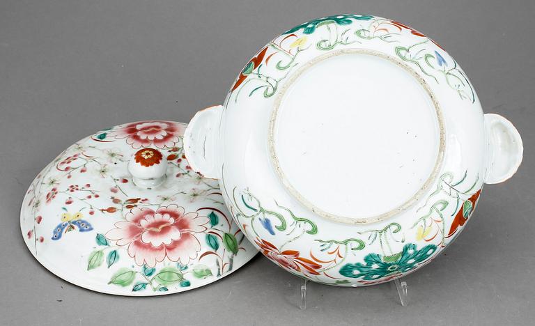 TERRIN, porslin, Kina 1800-talets andra hälft.