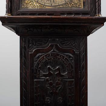 An 18th century longcase clock.