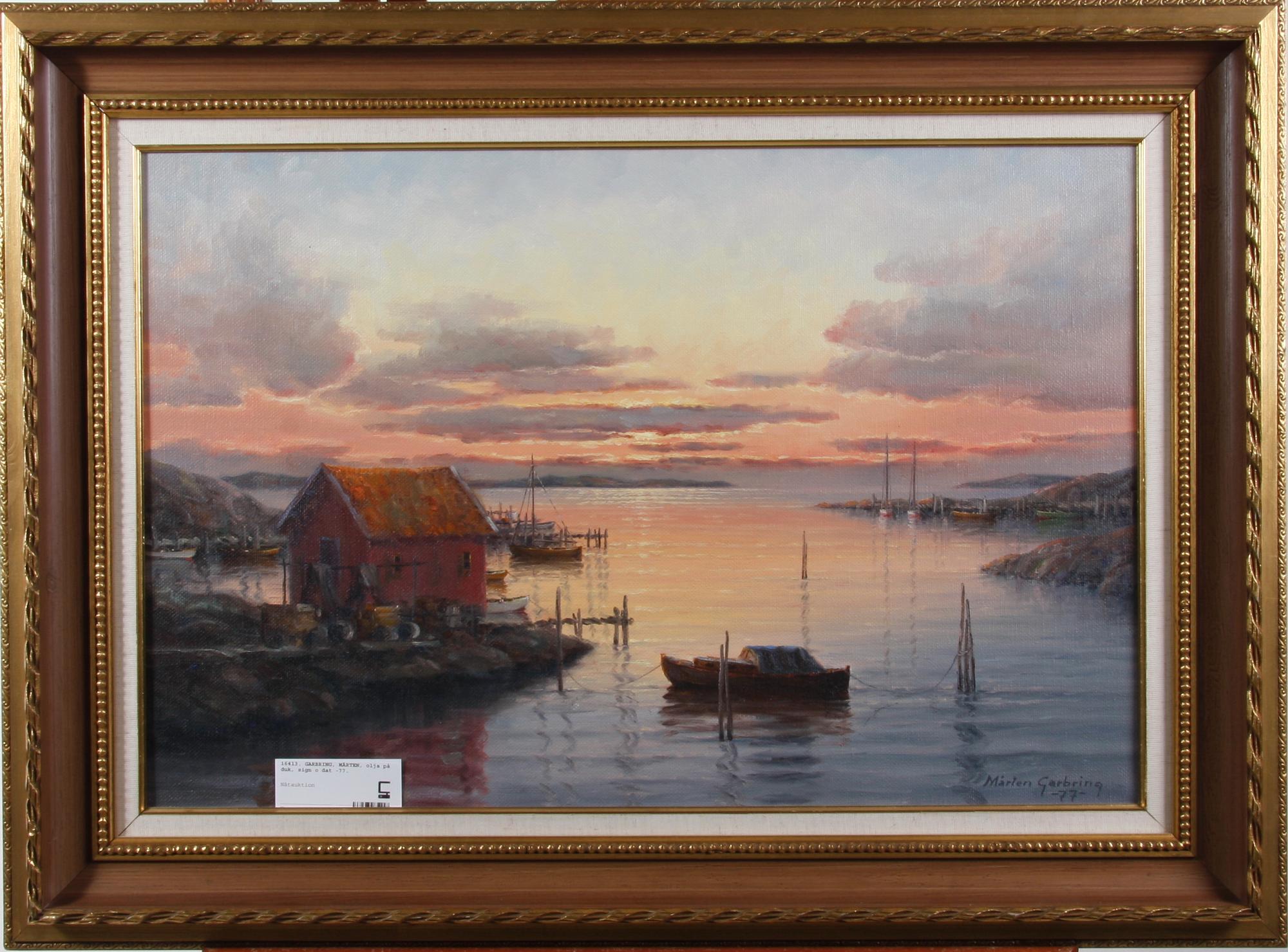 GARBRING, MÅRTEN, olja på duk, sign o dat -77.
