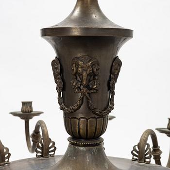 An Empire style ceiling, light, early 20th Century.