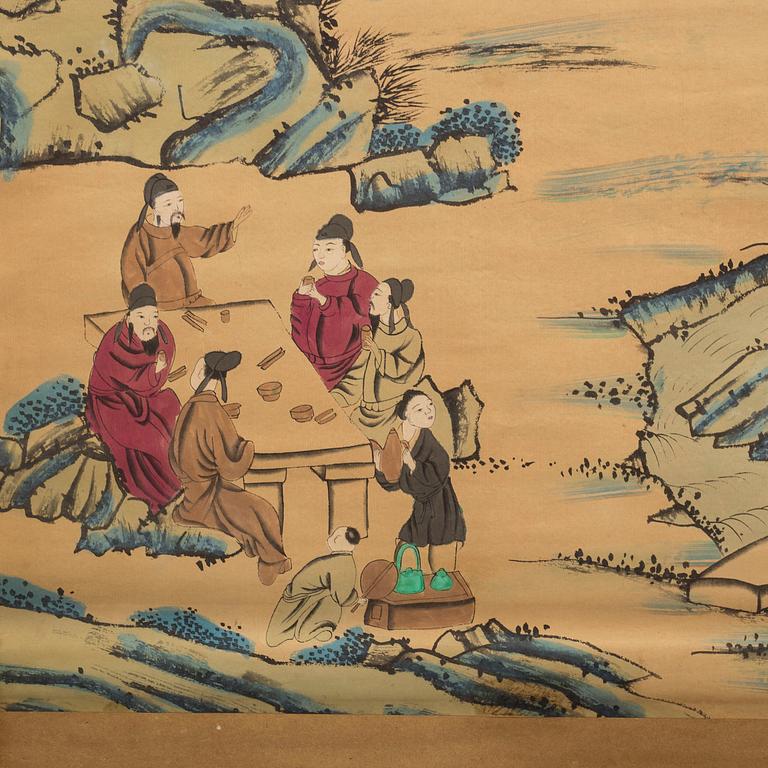 A Chinese 20th century hanging scroll.