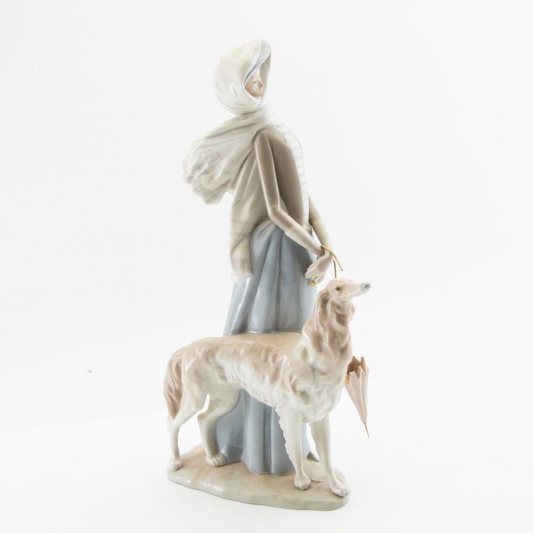 Figure Lladro Spain late 20th century porcelain.