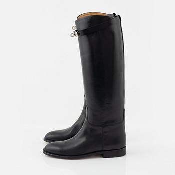 Hermès, stövlar, "Jumping leather riding boots", storlek 37½.