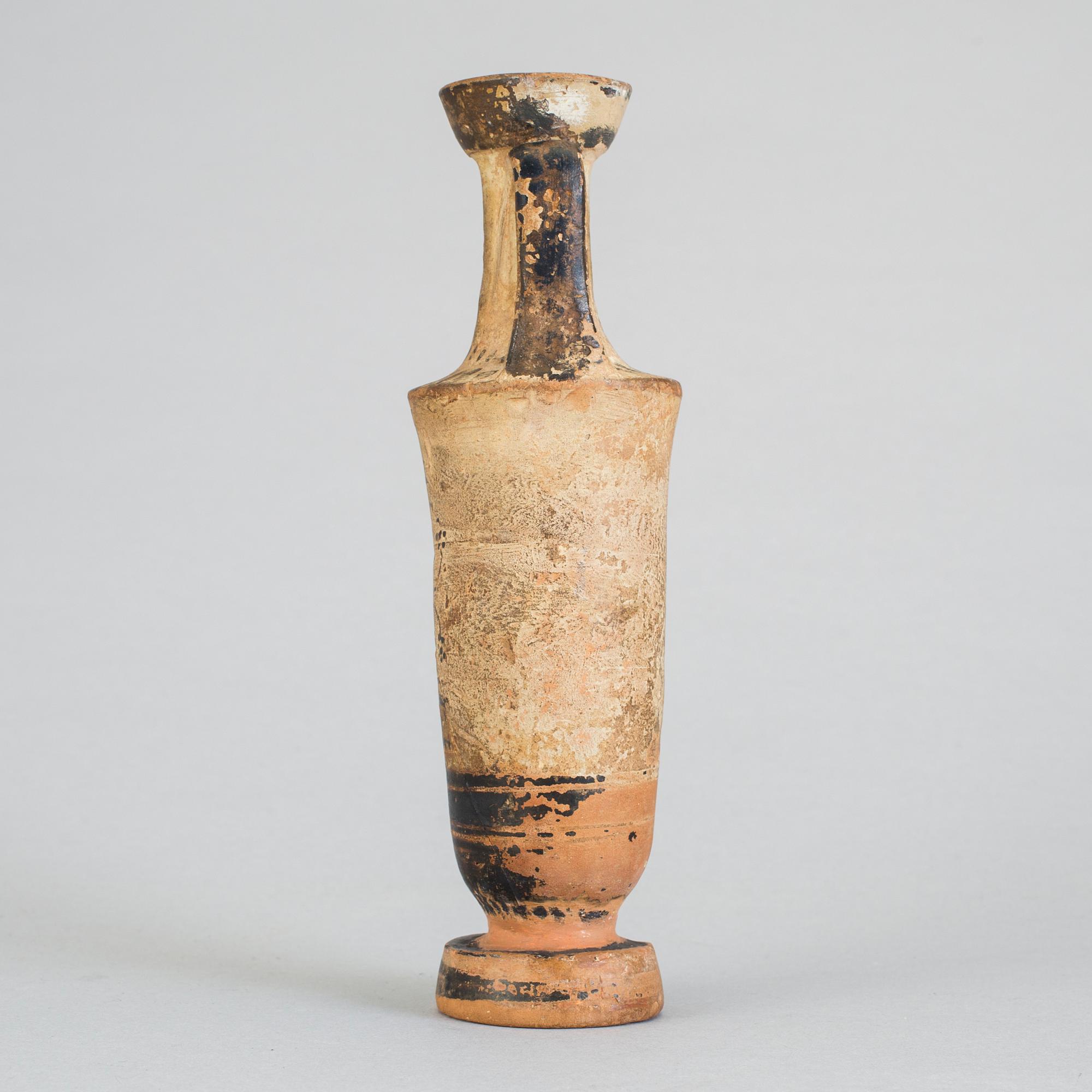LEKYTHOS, lergods, Medelhavsområdet.